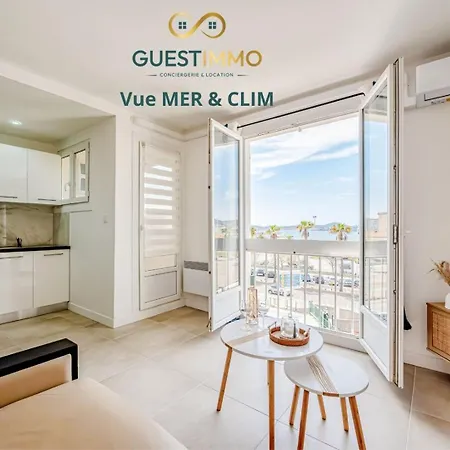 Air-Conditioned Apartment - Sea View Port Toulon Exterior photo
