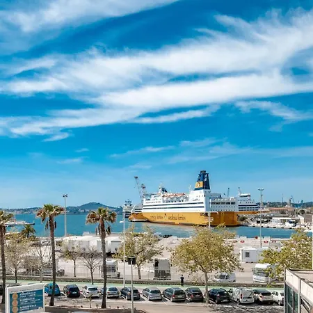 Air-Conditioned Apartment - Sea View Port Toulon Exterior photo